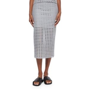 Alexander Wang Circular cutout jersey skirt